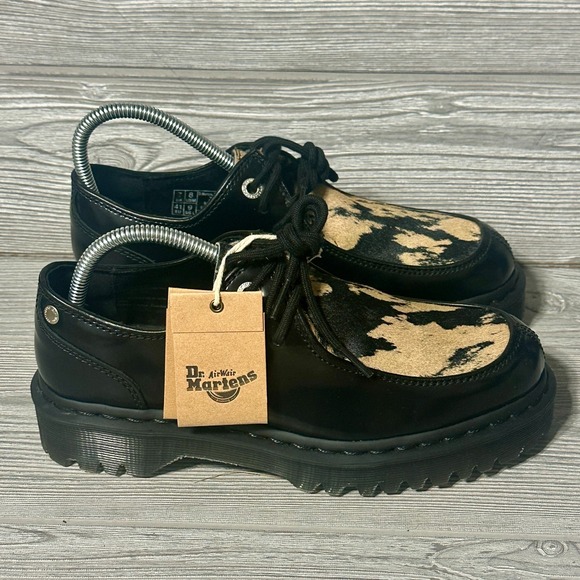 Dr. Martens Zeffir 3I Bex Buttero Hair On Shoes Black Men's 8
